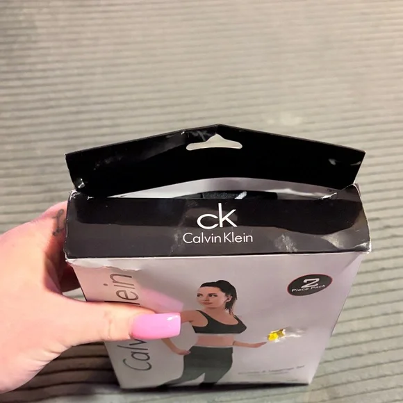 Calvin Klein Black Cotton Stretch Set XXL runs very small like a Large - Picture 3 of 3